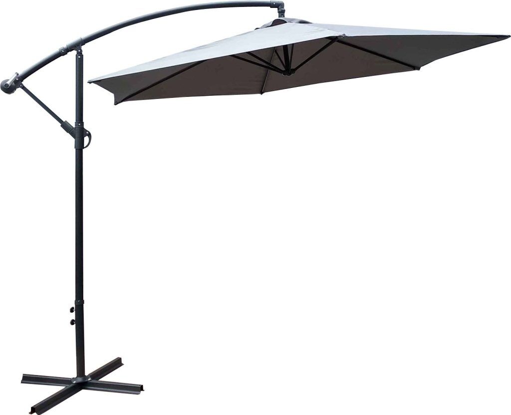 LifestyleGarden 3M Cantilever Aluminium/Steel Parasol- Grey