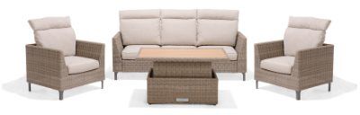 LifestyleGarden Bermuda Hi-Lo Lounge Set in Natural