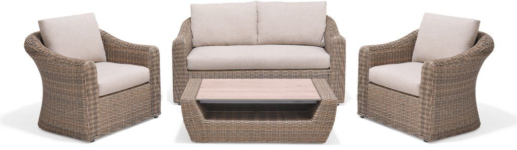 LifestyleGarden Martinique Natural Lounge Set