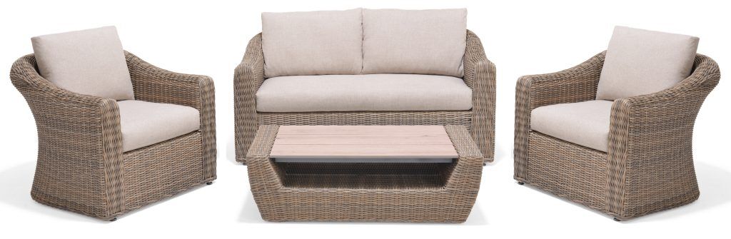 LifestyleGarden Martinique Natural Lounge Set